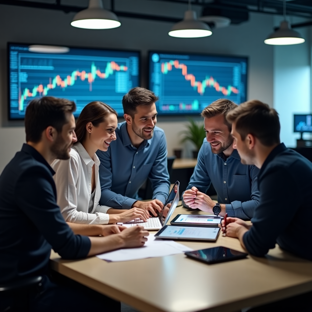 Educational workshop on financial technology with diverse participants